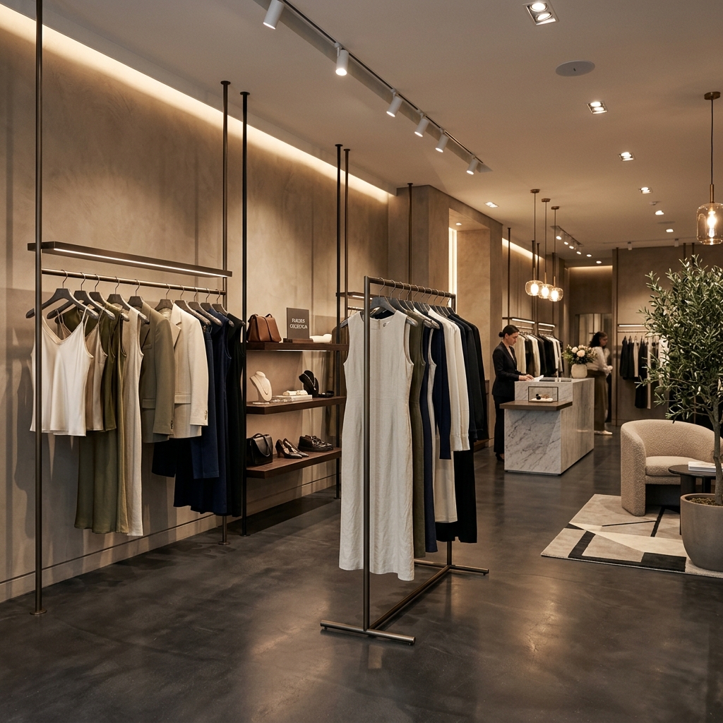 Minimalist Garment Display Stands